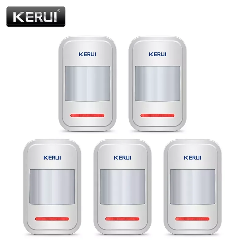 KERUI Wireless Infrared PIR Sensor Built-in Antenna 433MHz PIR Motion Sensor Detector For GSM PSTN Home Alarm System noise alarm for home