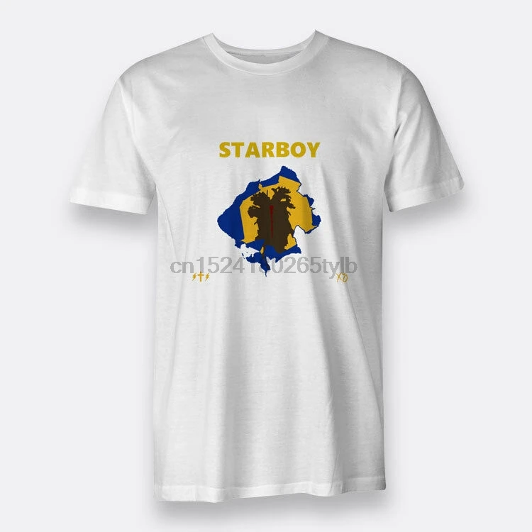 StarBoy The Weeknd певец и надписью XO для девочек белые S-3XL мужские футболки |