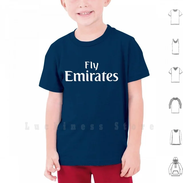 Fly Emirates T Shirt Big Size 100 