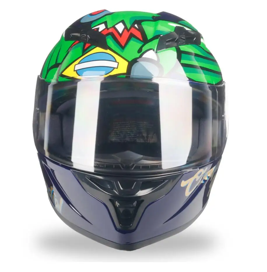 Полный шлем спойлер Cascos para moto rcycle шлемы для мужчин и женщин casco moto шлем kask pista DOT утвержден
