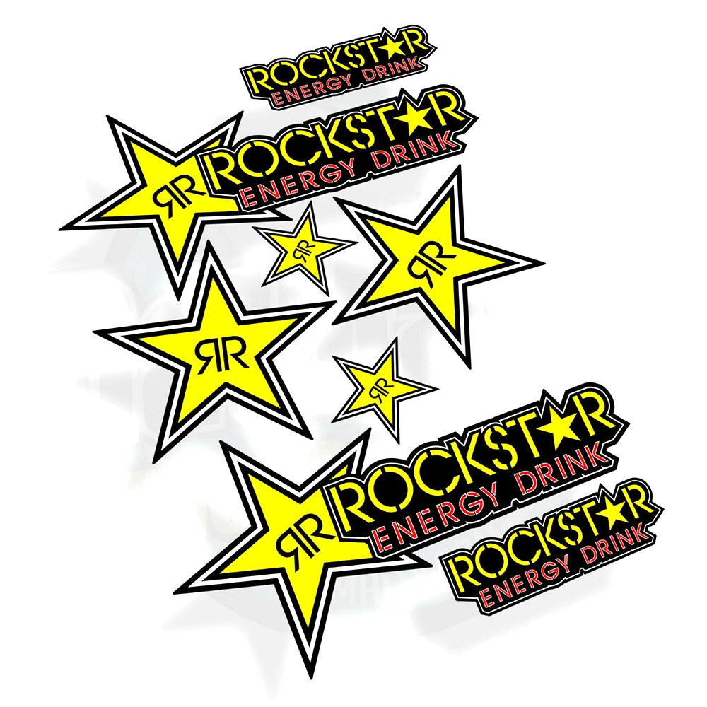 Комплект виниловых наклеек для Rockstar Energy Стикеры автомобиля грузовика
