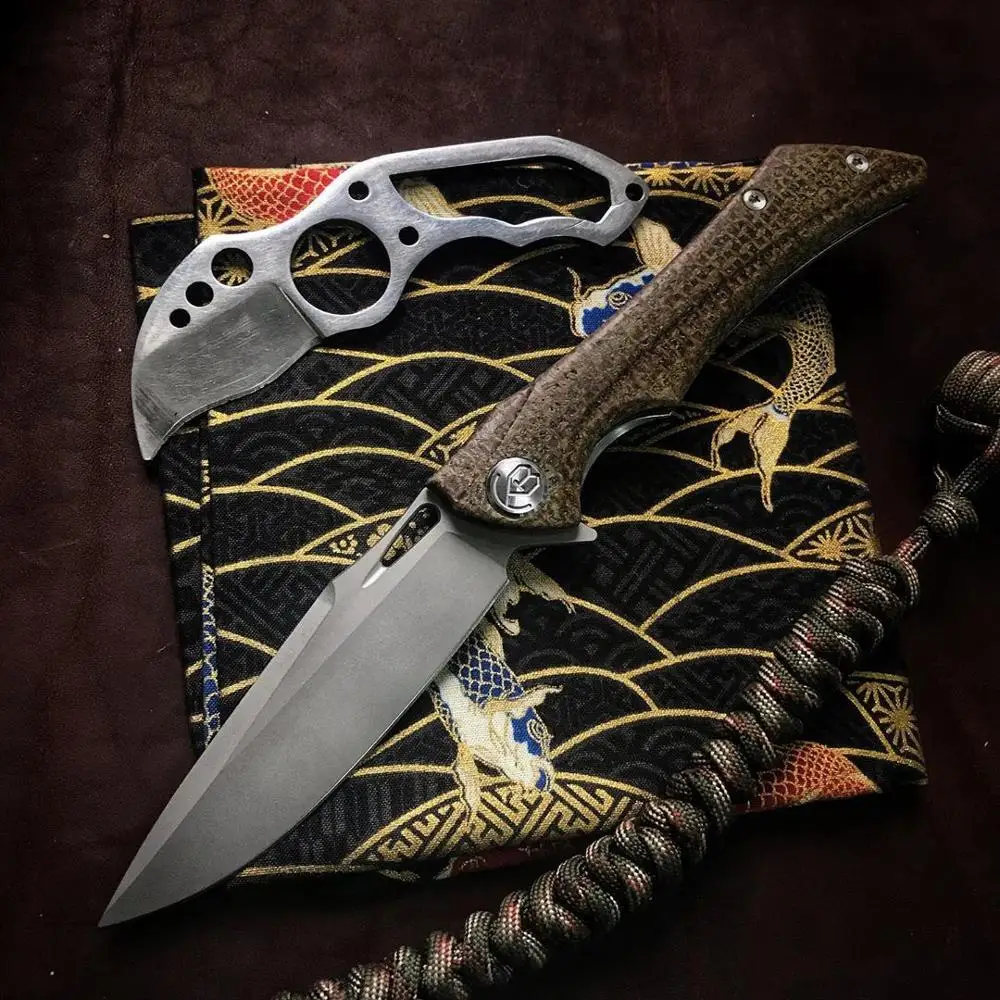 KB245 RAVEN складной нож 3 9 дюйма AUS 10 DROP POINT BLADE открытый кемпинг охотничий нож|Ножи| |