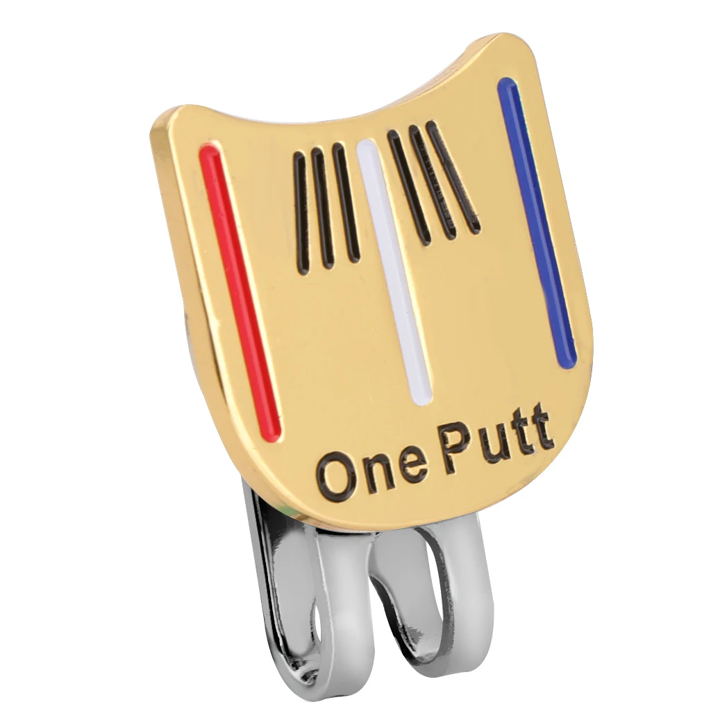 

Golf Cap Visor Clip Marker Putting Putt Alignment Aiming Tool