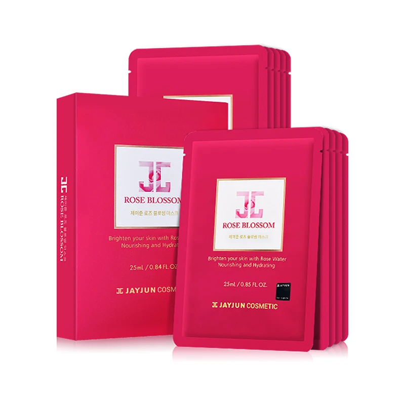 10 шт. маска shuiguang Rose Essence увлажнение с осветляющим эффектом и плотный ремонт