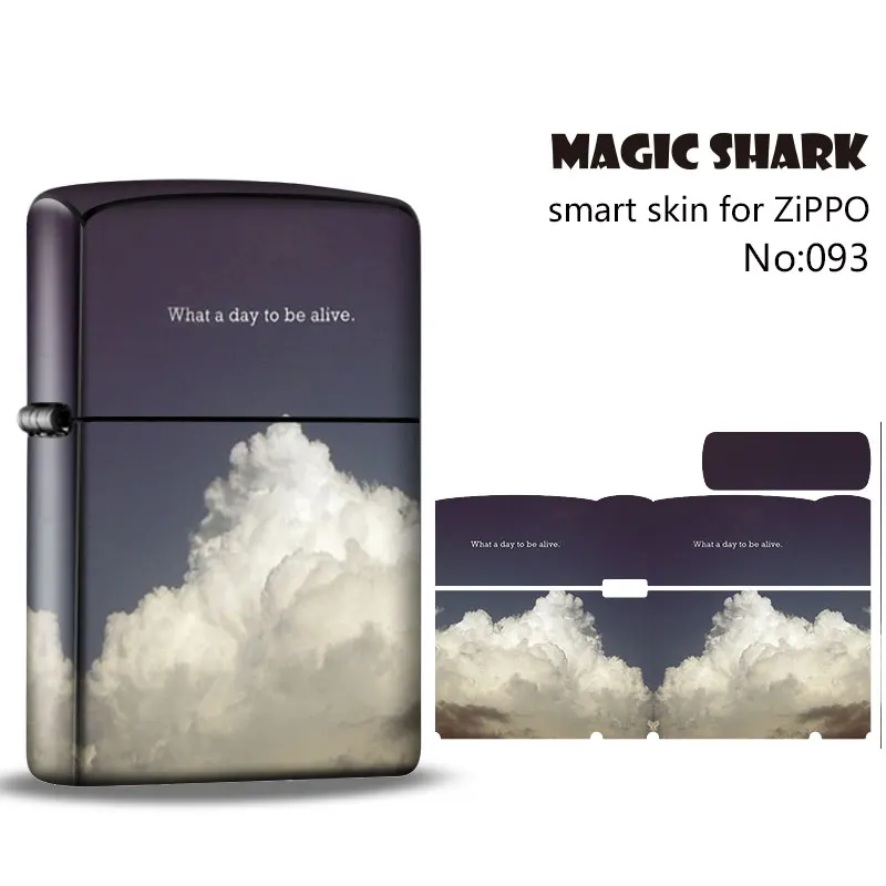 Чехол пленка Magic Shark Moon Sun Zimbie с черепами в стиле панк 3 м ПВХ стикер для зажигалки