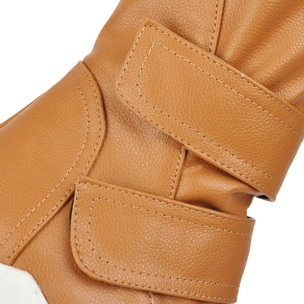 Новое поступление года; ботинки до середины икры на застежке-липучке; женская обувь; Женская Удобная обувь; Лидер продаж; женские ботинки; большой размер 43
