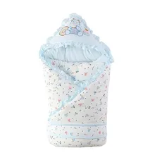 Весенне-осенний детский спальный мешок, хлопковое детское одеяло, детское одеяло с волшебной лентой