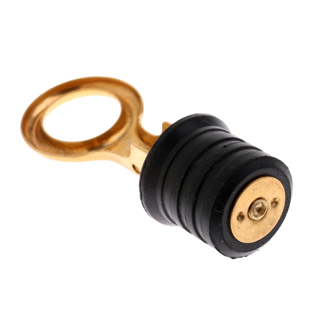 30mm Brass Snap Lock Drain Plug For Marine Coolers Boat Hulls Livewell Marine Hardware
