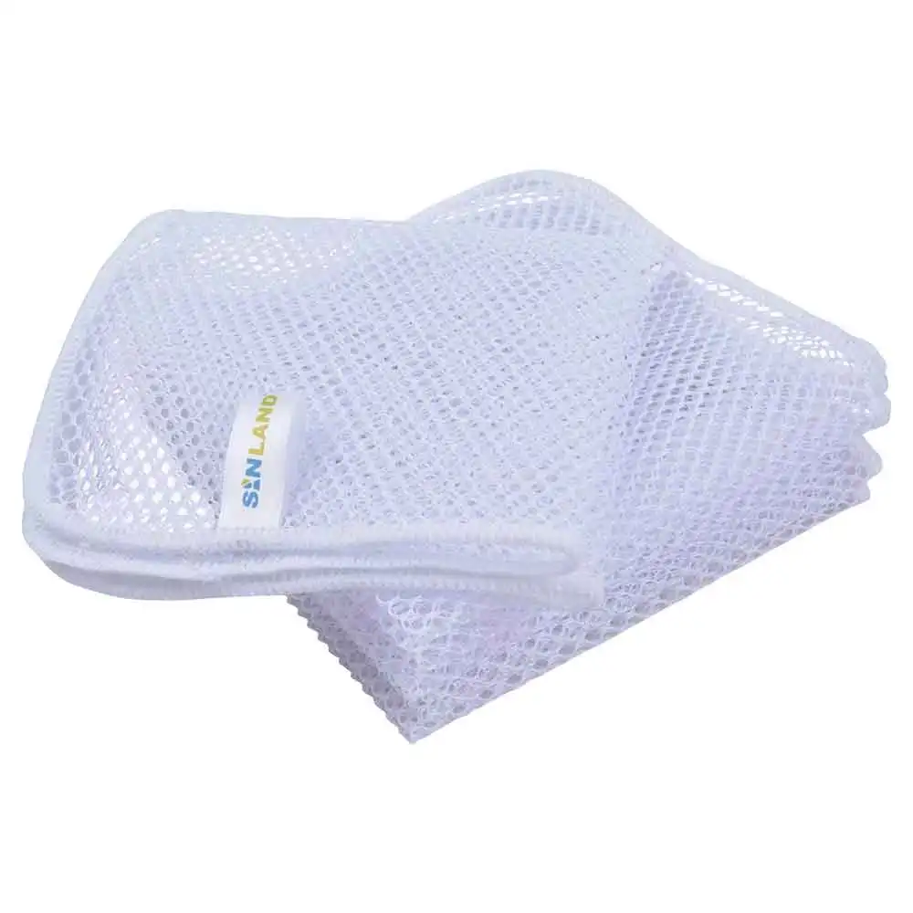 SINLAND Mesh Dish Cloths for Washing Dishes No Odor Dishes Scrubber Kitchen Fast Drying and Easy to Clean 12Inx12In 6 Pack