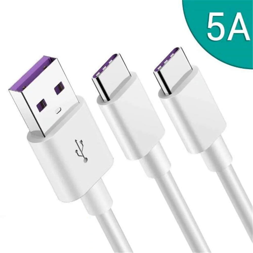 Кабель USB Type-C 5A для быстрой зарядки кабель Micro-8 pin передачи данных и телефонов Samsung