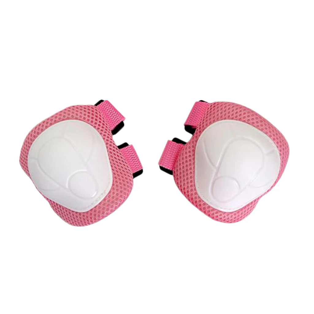 6 Pcs Kid Child Roller Skating Bicycle Bike Knee Wrist Elbow Pad Sets - 6 colors to choose