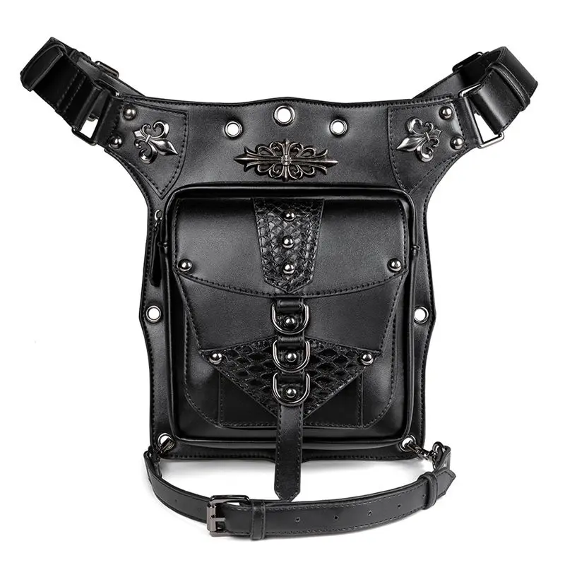 

High Quality Steampunk Cosplay Tactics Men's and Women's Single Shoulder Slant Bags Masquerade Party Fashion Trend Gifts For