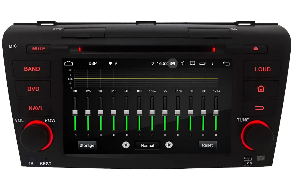 Excellent Klyde 4G WIFI Android 9.0 Octa Core 4GB RAM 64GB ROM DSP BT Car DVD Multimedia Player Radio Stereo GPS For Mazda 3 2004-2009 5