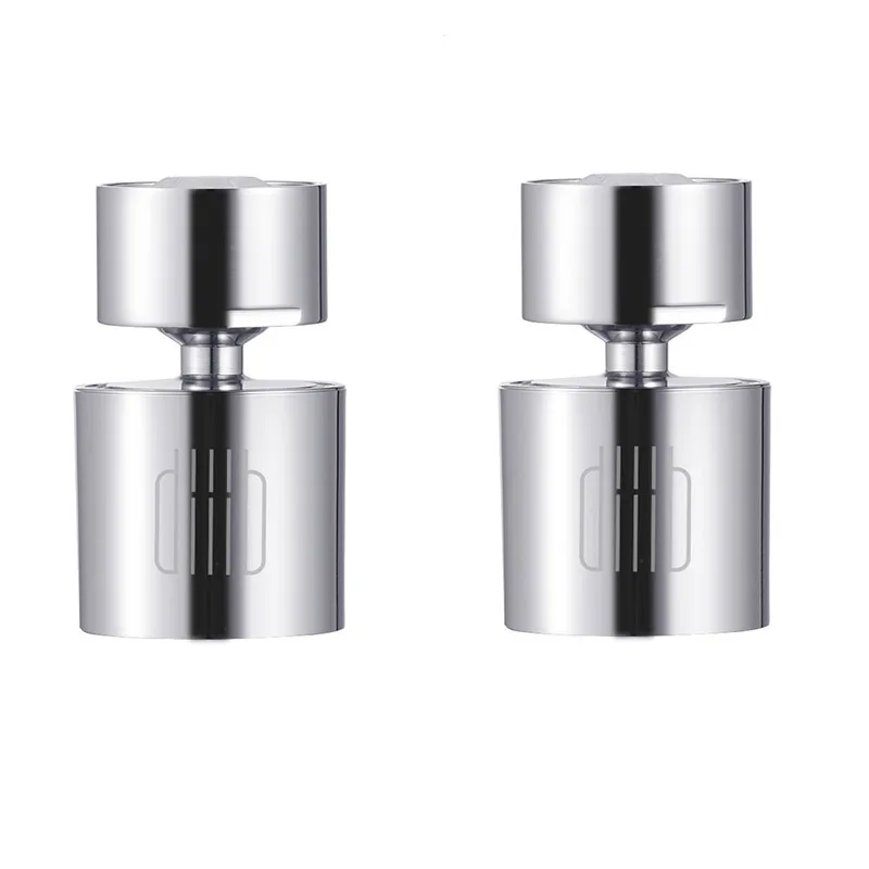 2PCS Xiaomi DABAI кухонный аэратор водный диффузор Bubbler цинковый сплав водосберегающая головка фильтра кран с форсункой соединитель двойной режим - Цвет: 2PCS