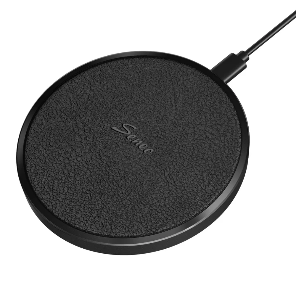 Seneo PA145 Wireless Charger Qi Fast Charging Pad For iPhone 11 XR X XS MAX 8 8 Plus 10W For Samsung Galaxy S10 S9 S9+ Note 8 (8)