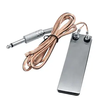 

High Quality Anti-slip Tattoo Machine Mini Stainless Steel Tattoo hine Gun Power Supply Foot Pedal Switch Flat