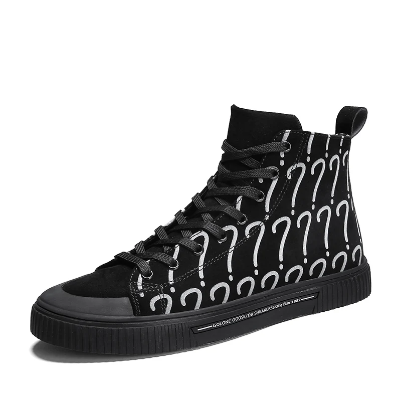 Мужская обувь на высоких каблуках; Sapatos Tenis Masculino мужской на зиму и осень со шнуровкой спереди; кожаные ботильоны; Мужская Повседневное; с высоким берцем; парусиновая Для мужчин