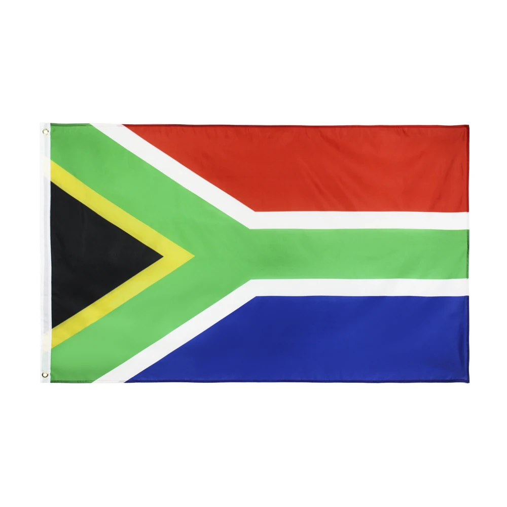 BxH Fahne mit Ösen Flagge Nationalfahne SÜD AFRIKA Größe 150 cm x 90 cm 