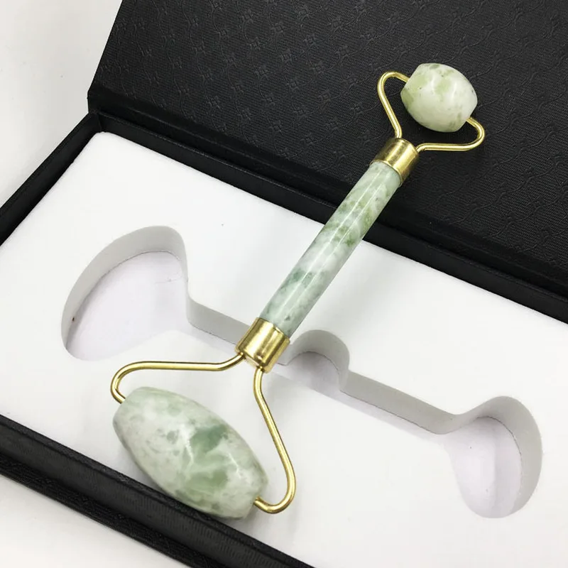 Skin-Care-Tools Face-Massage-Roller Facial-Lift Jade-Stone Hands Relaxation Body-Skin