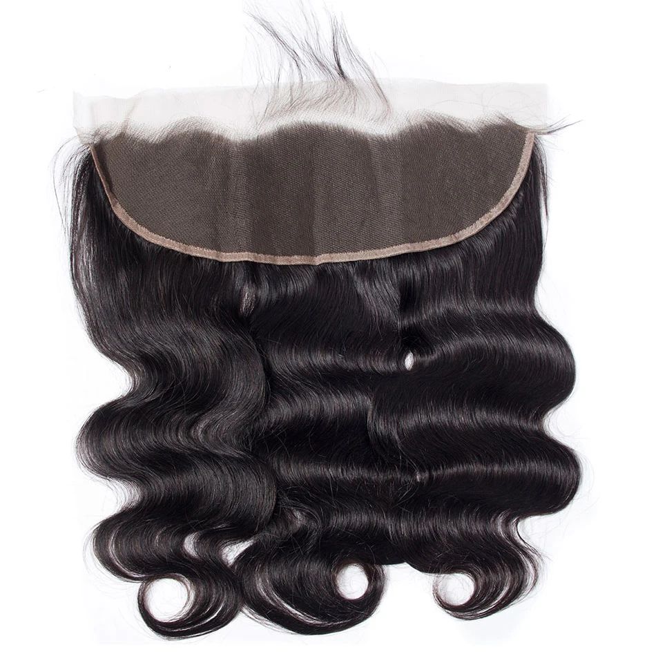 Onda do Corpo Pacotes com Frontal Feixes de Cabelo Humano com Fechamento Frontal com Pacotes Brasileiro Remy Rendas Onda Corpo Extensão 13*4 6 13*4 rendas frontal com pacotes onda corpo extensão