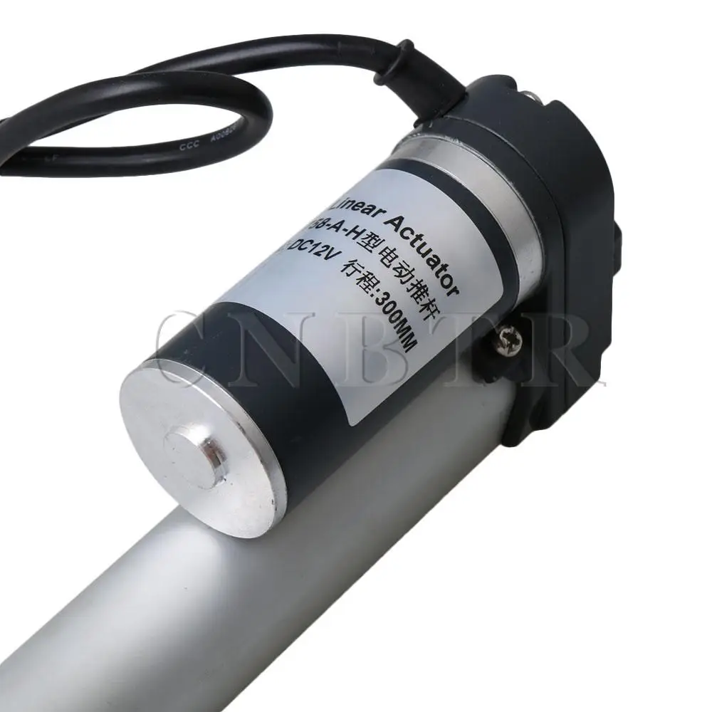 DC 12V линейный привод 750N макс лифт 300 мм ход электродвигателя