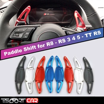 

Steering Wheel Paddle Shifters for AUDII R8 RS3 RS4 RS5 TT RS 2016-2020 Car Styling Interior Accessories Steering Wheel