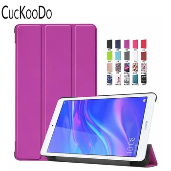 

Slim-Fit Leather Smart Stand Back Magnetic Cover with Auto Wake & Sleep Function for Huawei MediaPad T5 8-Inch Tablet