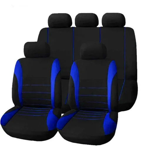 

9Pcs/Set Universal Car Seat Cover Polyester Car Front Back Seat Cushion Covers Protector Car Styling Interior Accessories