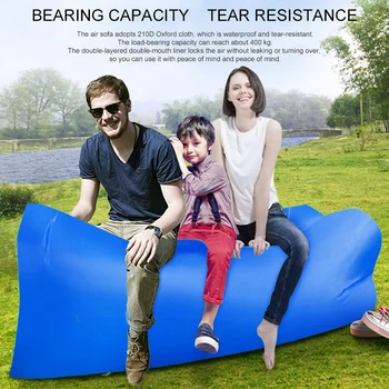 

Inflatable Air Bag Lazy Bag Beach Sofa Laybag Trend Outdoor Products Fast Infaltable Air Sofa Bed Good Quality Sleeping Bag