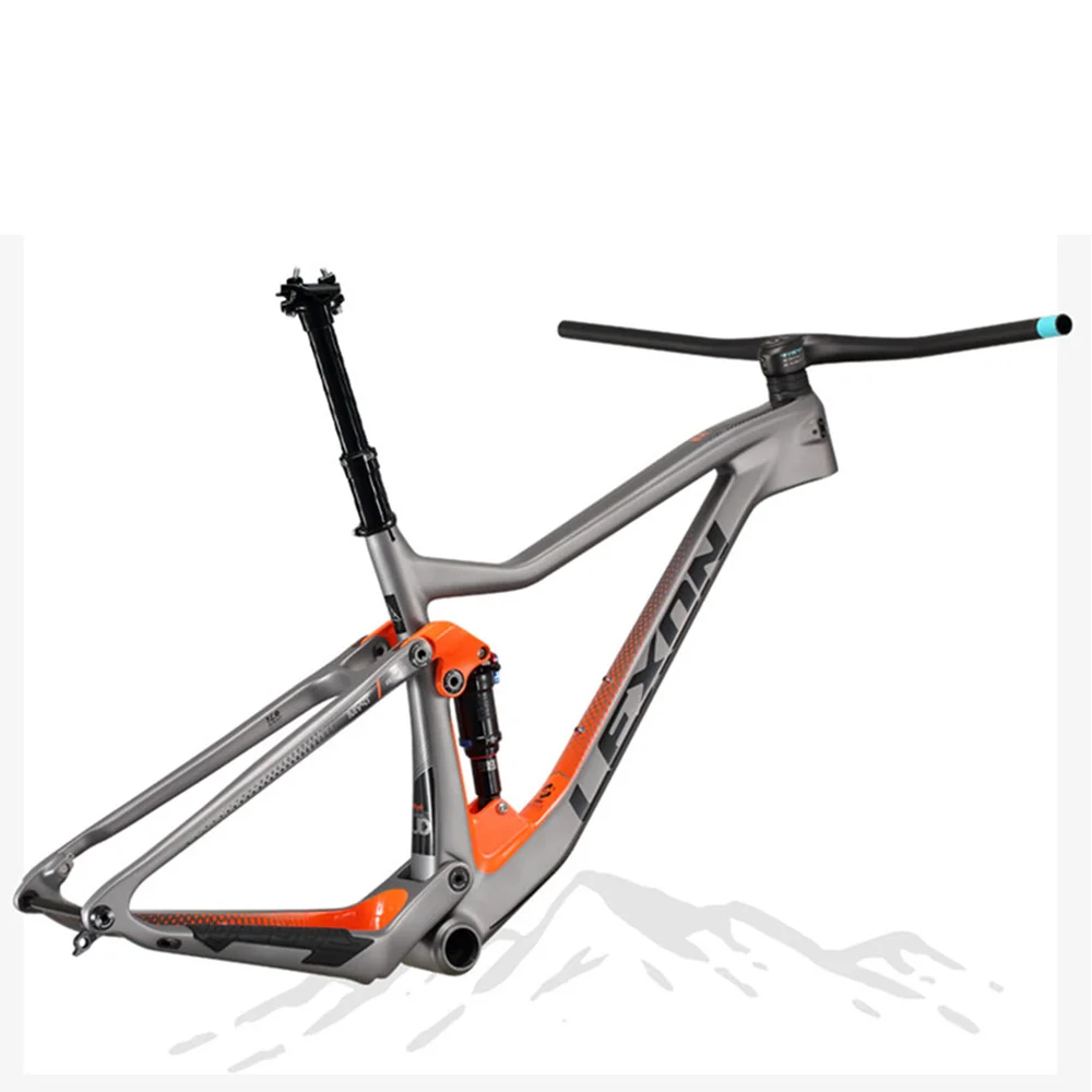 2022 Nieuwe Full Suspension Frame 29 Carbon Frame Berg Biycle Xc Carbon Mtb Frame  Scott Boost 12*148 dnm Rockshox Shock|Bicycle Frame| - AliExpress