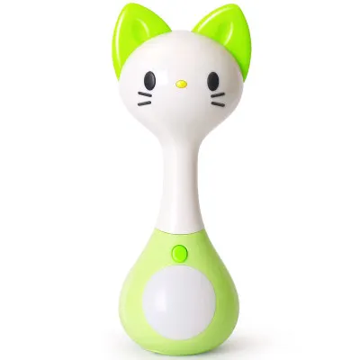 Детские игрушки для детей 1-3 лет, эквалайзер, желтая утка, детские игрушки, универсальные электрические игрушки для детей, Прямая - Цвет: Cat