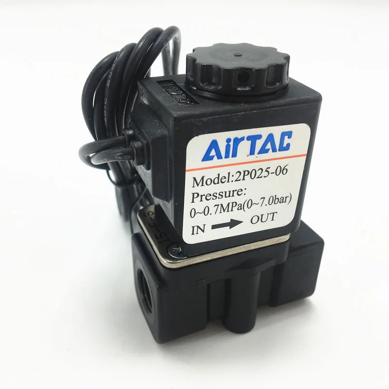 2P025-06 2P025-08 DC24V AC220V клапан управления жидкостью соленоидный пневматический клапан детали пневматические инструменты 2P серия