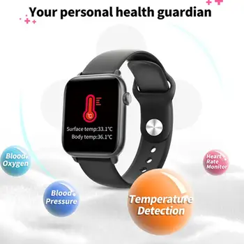 

KW37 PRO Smart Watch Women Bracelet Temperature Measurement Heart Rate Monitor GTS ip68 Wateproof Smartwatch Men Fitness Tracker