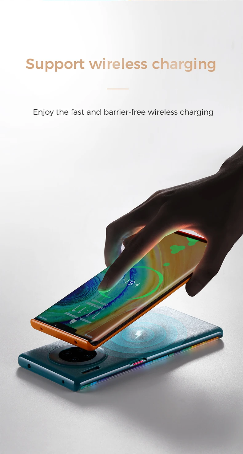 Кожаный чехол для huawei Коврики 30 Pro Чехол чехол Роскошный противоударный чехол на заднюю панель бампер для huawei Коврики 30 Fundas Capa