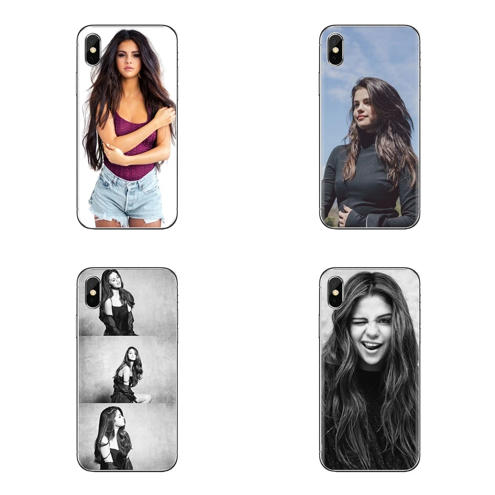 For Samsung Galaxy J1 J2 J3 J4 J5 J6 J7 J8 Plus 2018 Prime 2015 2016 2017 Selena Gomez Transparent Soft Shell Covers |