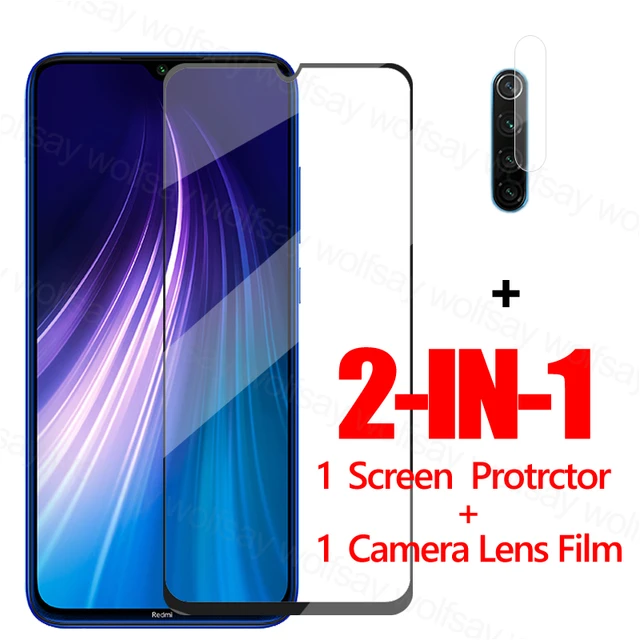 Protector De Pantalla De Vidrio Templado Para Móvil, Película Protectora  Para Xiaomi Redmi Note 8 T, Note 8 Pro, 8a - Protectores De Pantalla -  AliExpress