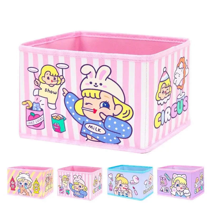 

2020 Fashion Storage Case Bear Girl Cosmetic Bag For Makeup Rabbit Home Storage Box Student Cat Pencil Box Function Clutch Pouch
