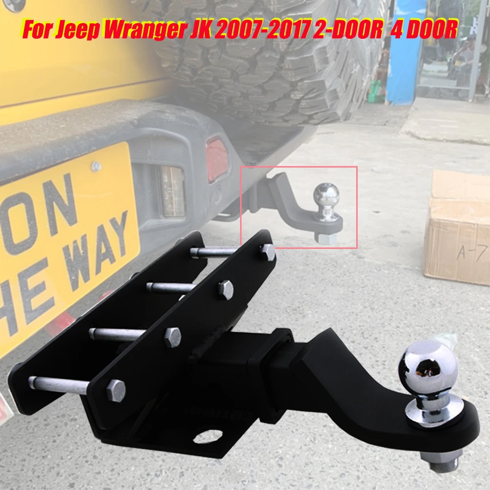 2inch Rear Towing Trailer Hitch Receiver Tow For Jeep Wrangler JK 2007