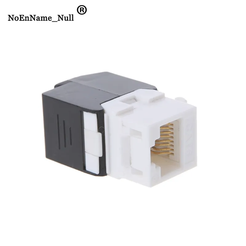 Gigabit 10pcs RJ45 CAT6 Keystone Jacks Modules Tool-free Connection Cable adapte