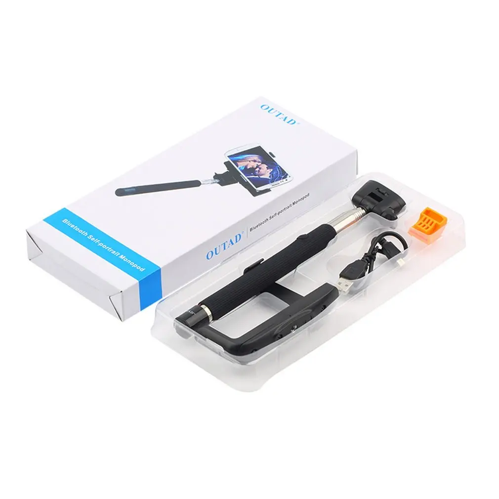 

Extensible Selfie Stick With Bluetooth Controls Built-in & Adjustable Clamp