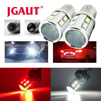 

2pcs 1156 1157 5630 Led 13 SMD p21w bay15d ba15s P21 auto Brake light Car rear Turn signal parking Light canbus white red amber