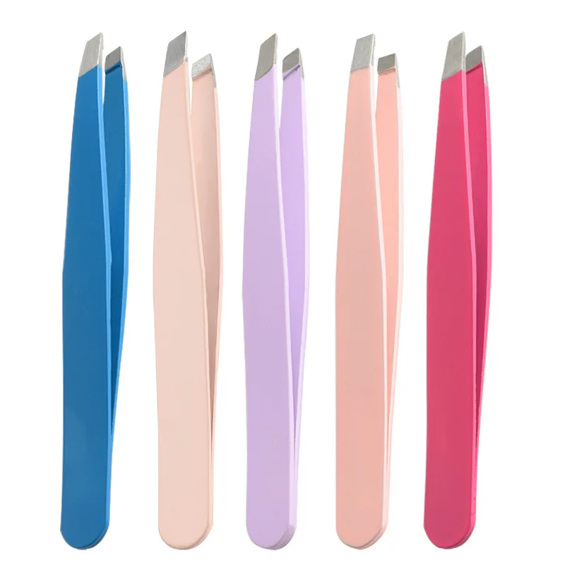 1pcs Eyelash Extension Auxiliary Clamp Clips Plastic Eyelashes Extension Tweezers Practice Beauty Eye Lash Makeup Tools 2