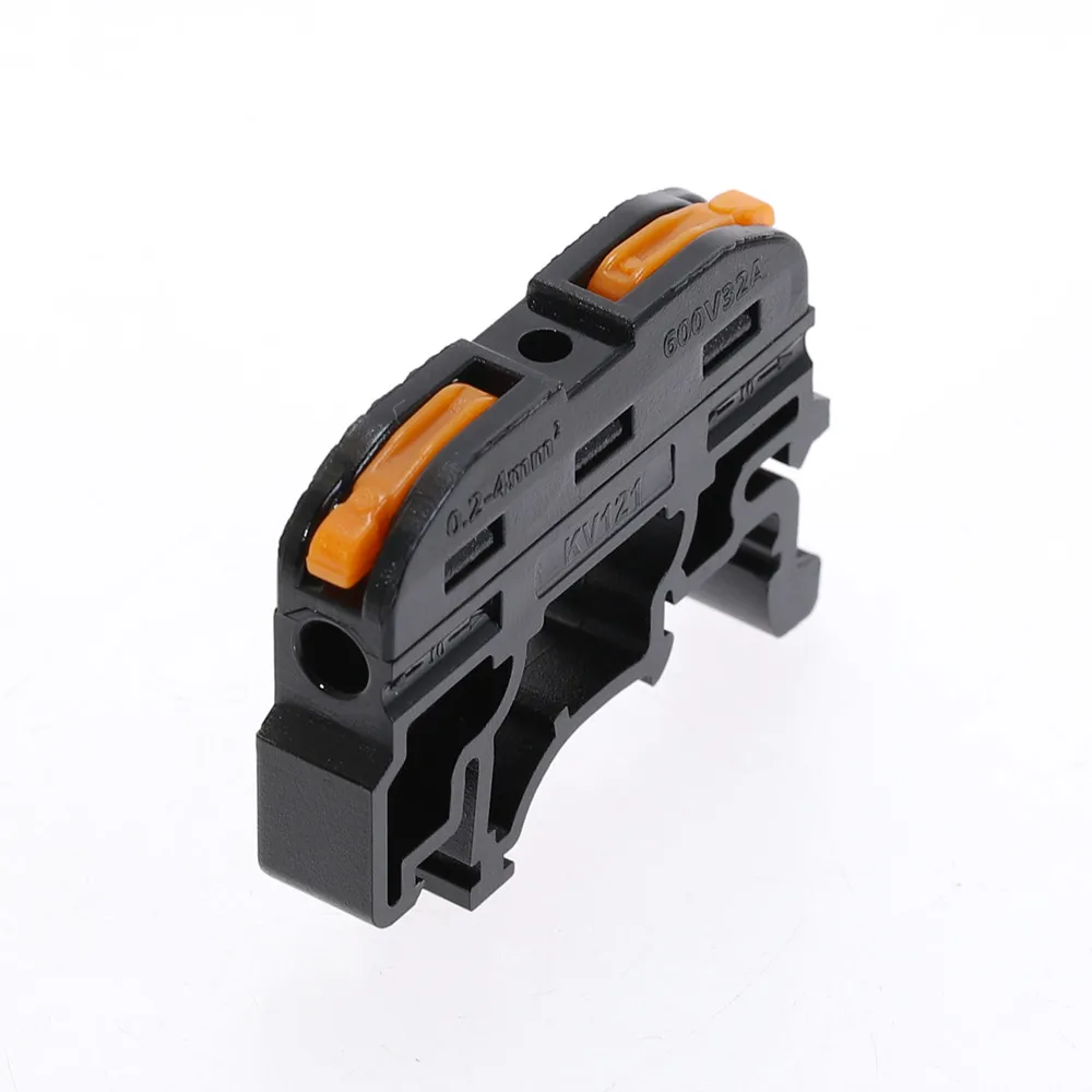 PCT-211 black PCT-211/PCT-311/PCT-511 Клеммная рейка тип быстрого подключения терминал пресс тип разъема Вместо UK2.5B Клеммная колодка - Цвет: PCT-211 black