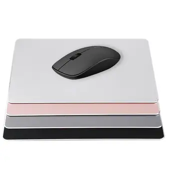 

Slim Sleek Anti-Slip Mouse Pad Aluminum Alloy Computer Gaming Mouse Pads Waterproof Mice Mousepad tapis de souris 20*18*0.22 CM