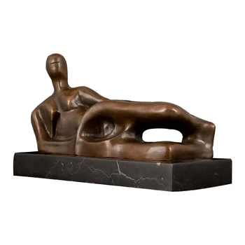 

Famous moose bronze statue sculpture bronze abstract lying statue for collectible