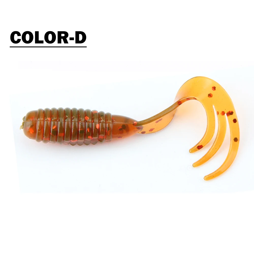 20pcs Spinpoler 20 шт. Вилка Мягкая приманка с хвостом один Сплит хвосты Shad искусственная приманка 0,8 г 5 см Пластиковый воблер Рыболовные Снасти Приманка - Цвет: 20pcs