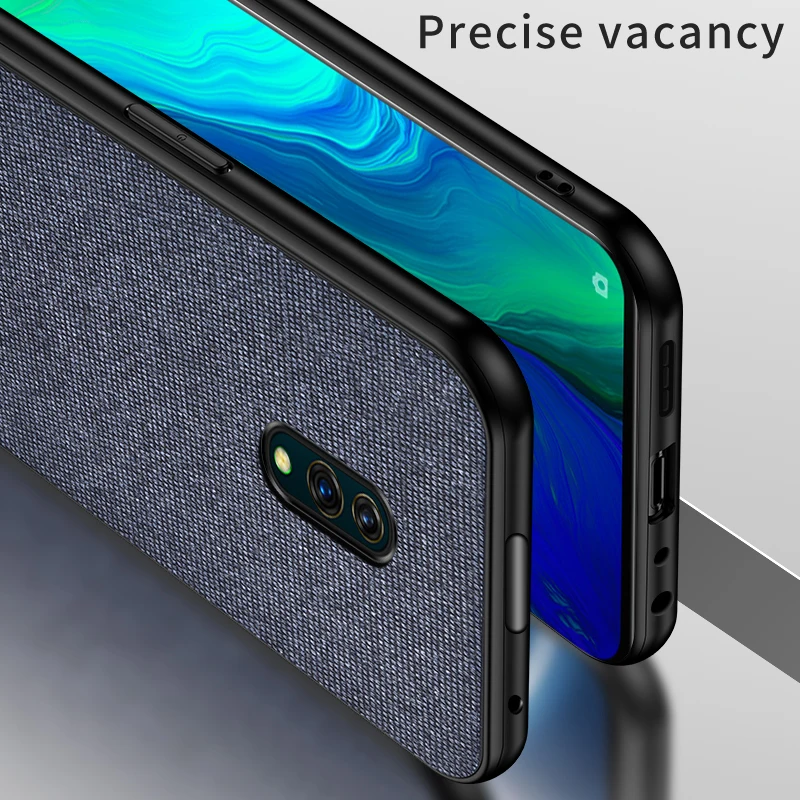 Чехол для OPPO Reno 3 Pro тканевый Силиконовый противоударный чехол Realme 3X5 Q XT X2 K3 2 Z Ace