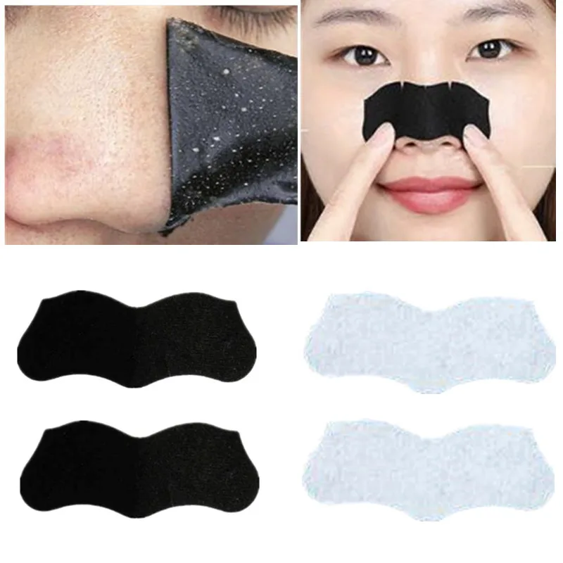 10pcs Nose Skin Care Black Mask Deep Cleansing Blackhead Remove Strawberry Treatment Face Masks Sticker Clear Black Head tool