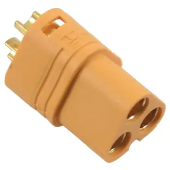 

New 5 Pairs MT60 3.5mm 3-wire 3-pole Connector Plug Set for RC ESC to Motor 5 Male Connectors & 5 Female Connectors