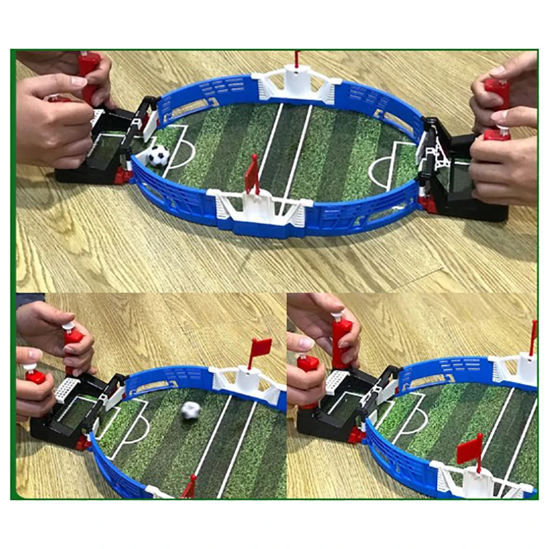 Mini Table Top Football Board Game Set Indoor Game Table Football Kids